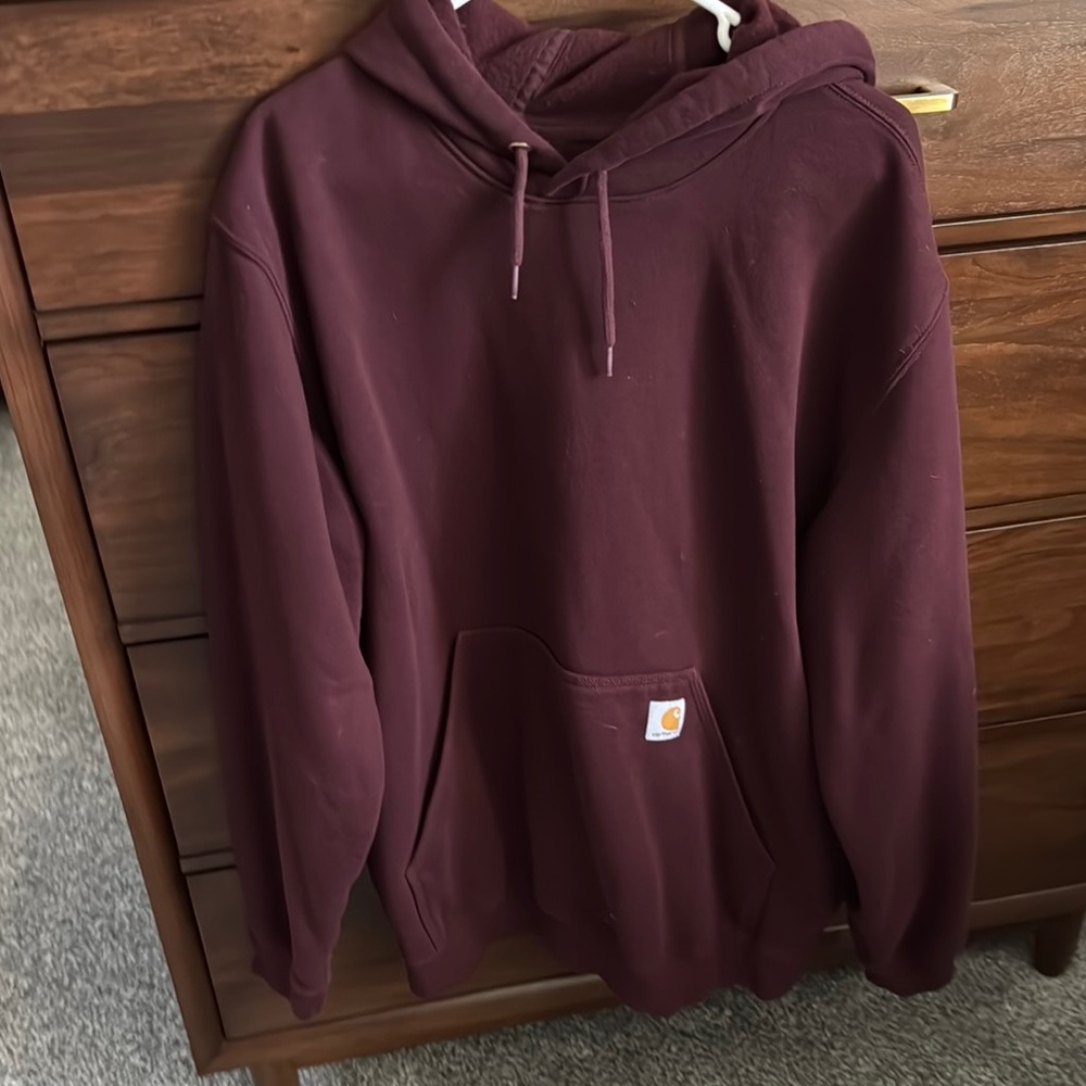 Carhartt Men's Maroon Hoodie